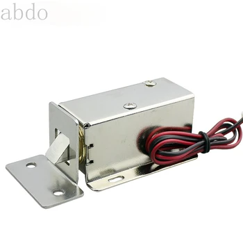 DC12V 0.8A небольшой электромагнитный замок шкафы для хранения электронный замок мини электрический замок на засове замок для картотеки ящиков