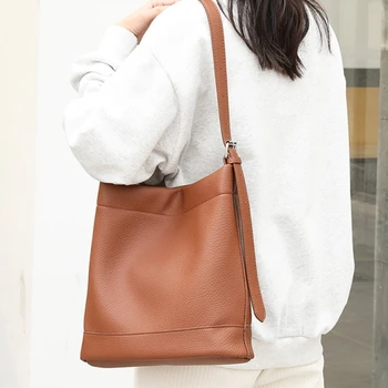 Женская повседневная сумка через плечо, женская сумка через плечо большой емкости, Мягкая сумка подмышками из искусственной кожи, Сумка-мессенджер в корейском стиле