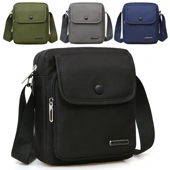 Модная мужская сумка-мессенджер, холщовая сумка для мобильного телефона, небольшая сумка через плечо, небольшая дорожная поясная сумка, повседневная нагрудная сумка, рюкзак