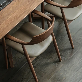 Обеденные стулья из дерева, Скандинавская Дизайнерская спинка стула, современные стулья, Креативная Профессиональная Парикмахерская Мебель Silla Comedor GPFYH