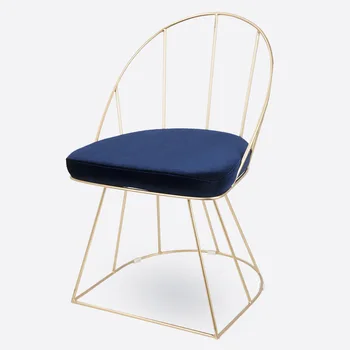 Скандинавский барный стул, Железный кованый барный стул, Золотой бытовой высокий табурет, Современный минималистичный обеденный стул, Барный стул из металлической проволоки