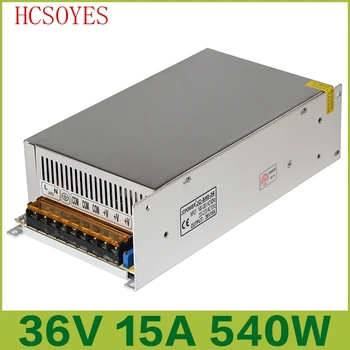 Трансформаторы освещения DC36V 15A Мощностью 540 Вт Универсальный Регулируемый импульсный источник питания для видеонаблюдения LED Радио